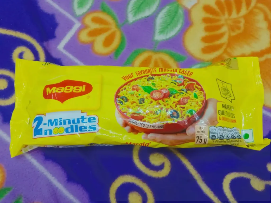How many calories & nutrition does Maggi have?