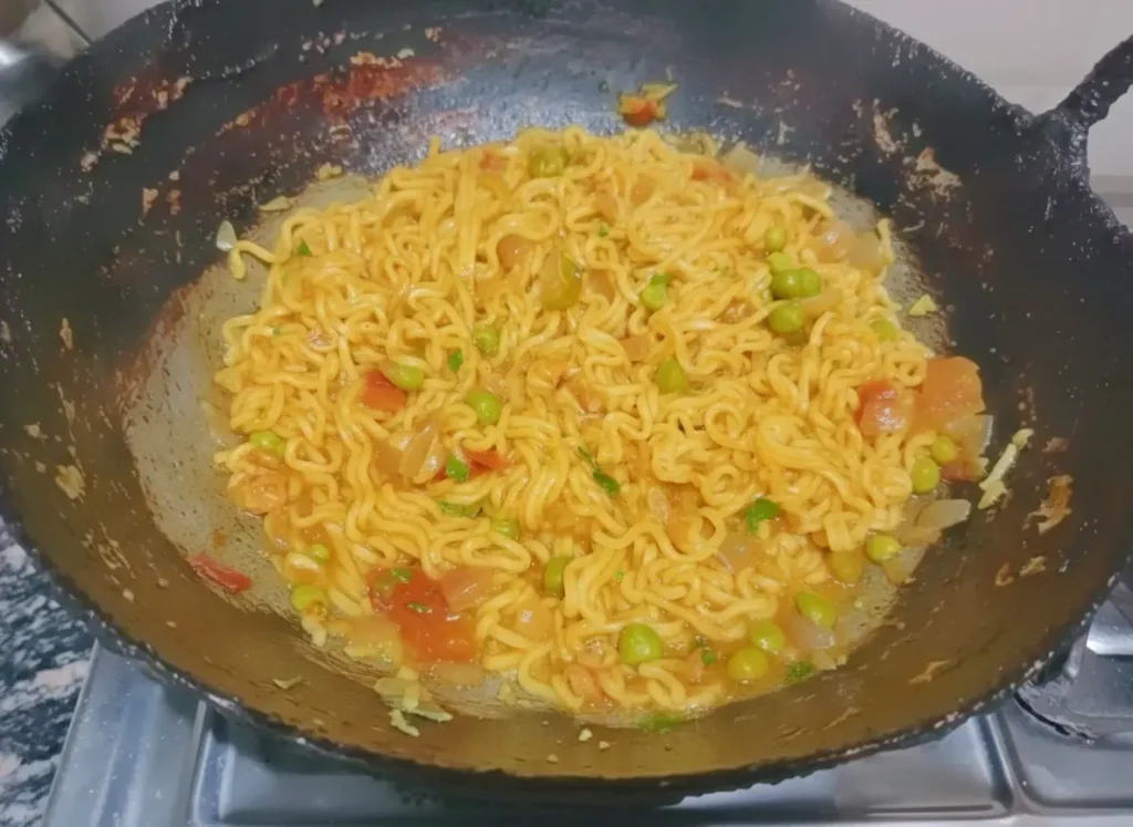 hot and delicious Veg Maggi