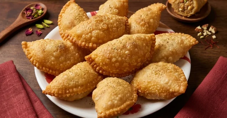 Easy Gujiya Recipe for Beginners | Crispy & Delicious Gujiya Sweet (Step-by-Step)