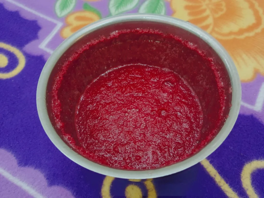 Then blend all the ingredients.